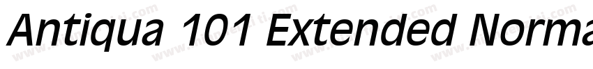 Antiqua 101 Extended Normal字体转换